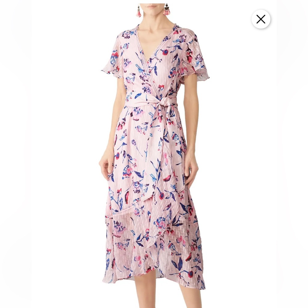 Tanya Taylor Dress in Pink Floral